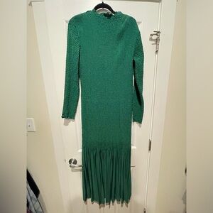 Stockholm Atelier X & Other Stories Mock Neck Long Sleeve Maxi